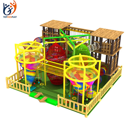 China professional supplier newly-developed custom indoor crochet playground colorful climbing net for kids