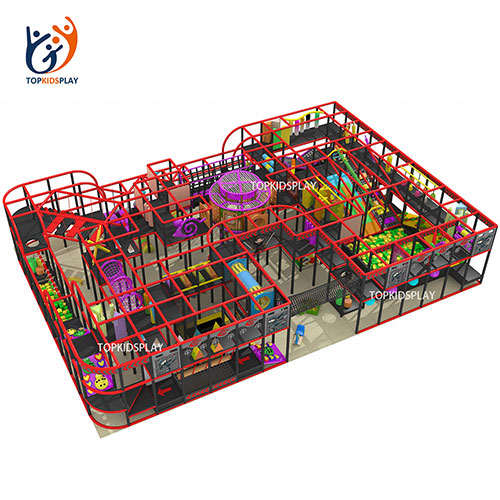 Indoor Playground Kids Big Slide Indoor Soft Playground Equipment Professional Customized Children Ninja Playground