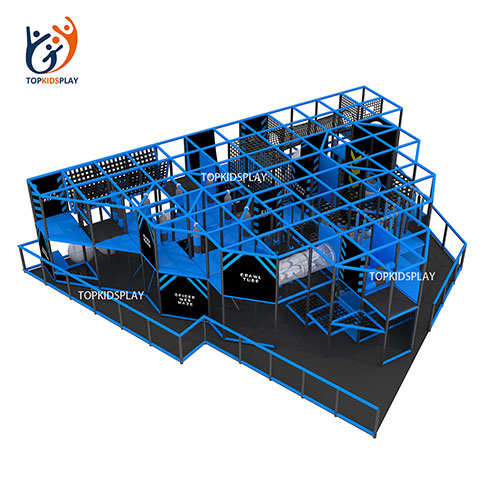 New Products Colorful Children Happy Sports Commercial Amusement Playground Indoor Ninja Playground for Kids