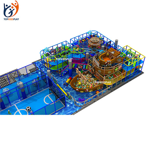 Adventure play steel structure indoor playground for kids