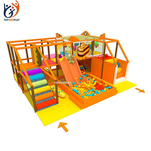 Candy themed custom commercial soft indoor playground interactive