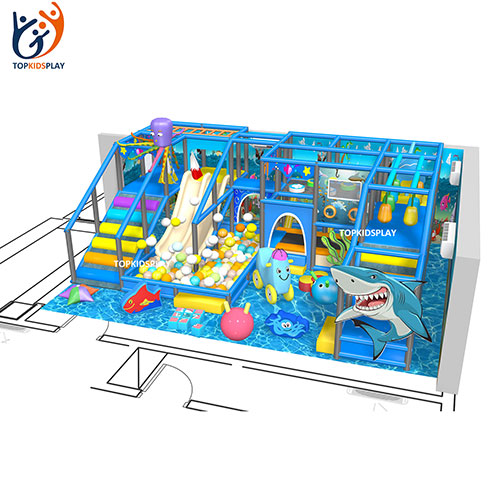 CE approved cheap price ocean theme soft play indoor playground equipment
