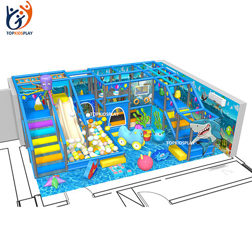 CE approved cheap price ocean theme soft play indoor playground equipment