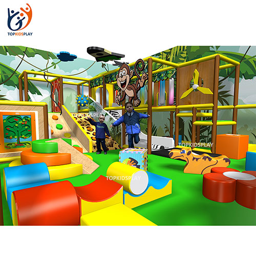 CE standard commercial jungle theme indoor toddler play area for shopping mall