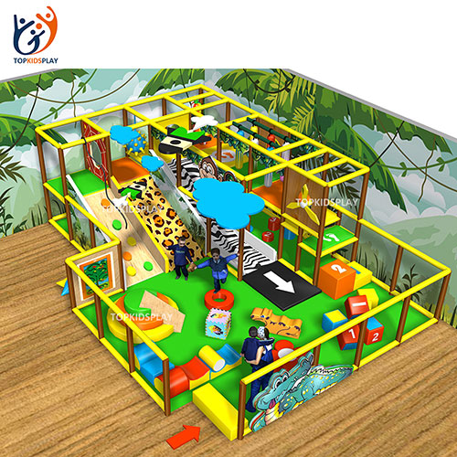 CE standard commercial jungle theme indoor toddler play area for shopping mall