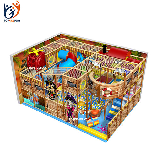 Custom design baby wooden indoor playground for sale