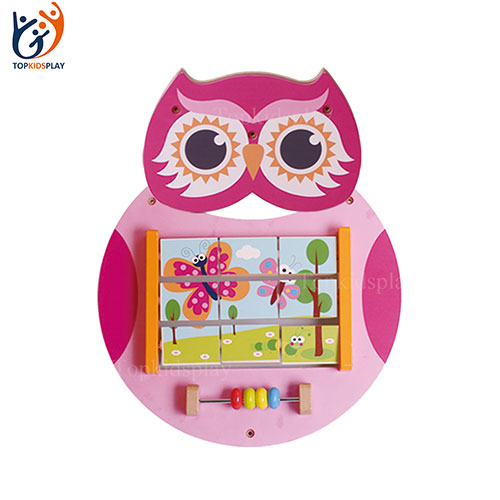 Cute Owl Innovative Play Panels for Pre-school Children
