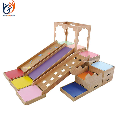Daycare center soft climbing & slide play area Gymboree equipment for kids