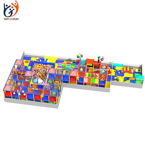 Easy assemble preschool indoor climbing playground commercial