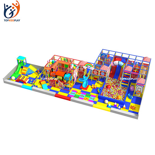 Easy assemble preschool indoor climbing playground commercial