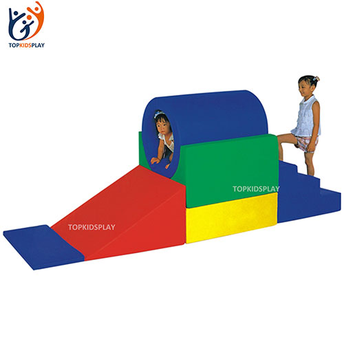 Educational indoor kids foam climbing soft play equipment