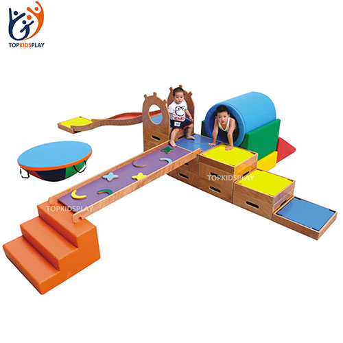 Educational toddler play Gymboree wood teaching equipment