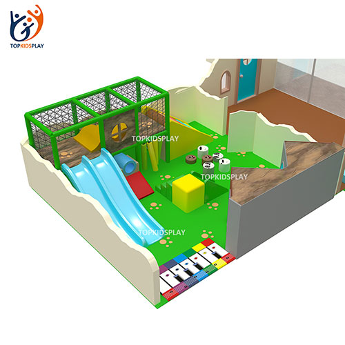 Hot sale daycare center jungle theme indoor climbing frame soft play equipment for toddlers