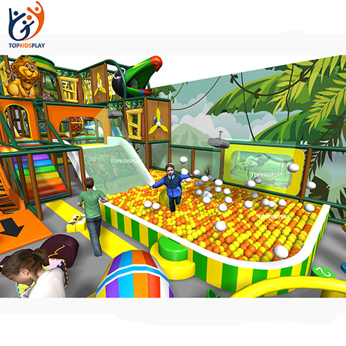 Interactive ball pit projection game for kids indoor playground