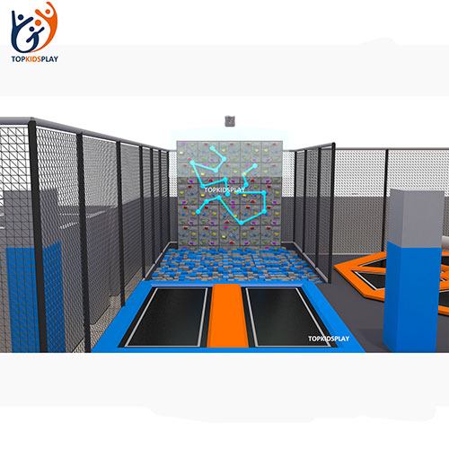 New arrival modern design interactive climbing wall projection game for trampoline park