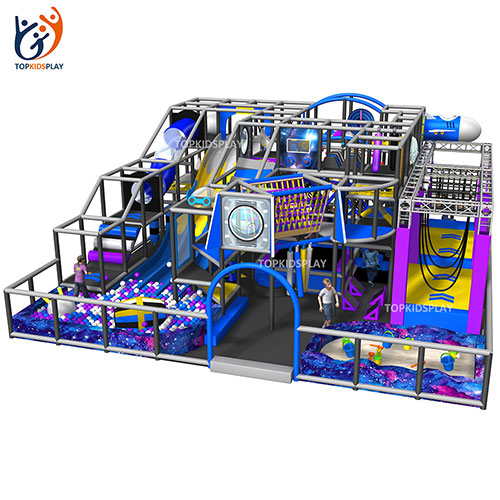 New design commercial kids space theme indoor playground ground equipment for sale