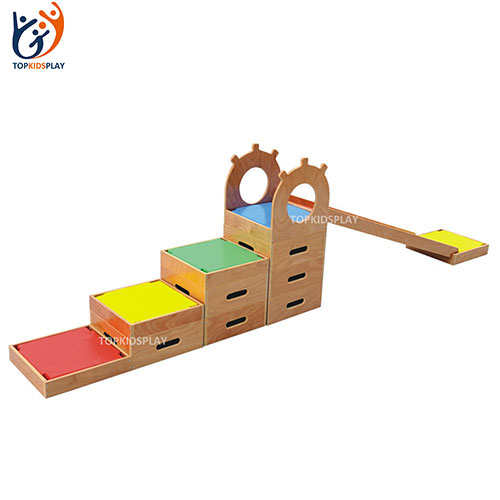 Play funny indoor soft Gymboree wood teaching equipment