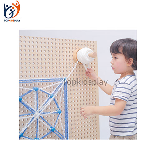 Rubber band line free combination interactive play panel