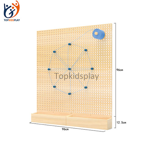 Rubber band line free combination interactive play panel