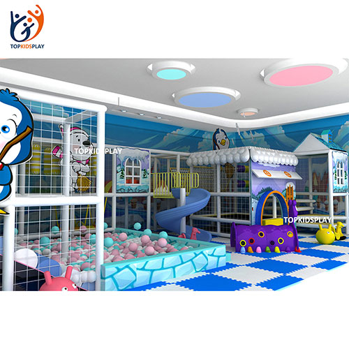 Toddler play snow theme commercial indoor soft playground for kids