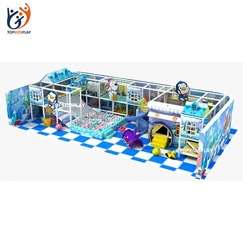 Toddler play snow theme commercial indoor soft playground for kids