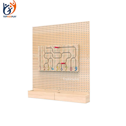 Wooden Maze Wall Game Children Play Game Educational Toy Intelligence Game for Kids Preschool